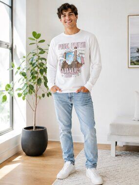 Cotton On Pink Floyd Animals Tour ‘77 Graphic Sweatshirt | Men’s Size S | Unisex